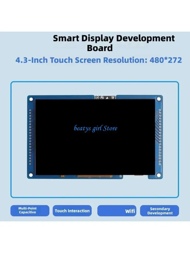 C7AB 4.3In Capacitive Screen Touchable Board Supports LVGL Bluetooth-compatible
C7AB 4.3In Capacitive Screen Touchable Board Supports LVGL Bluetooth-compatible