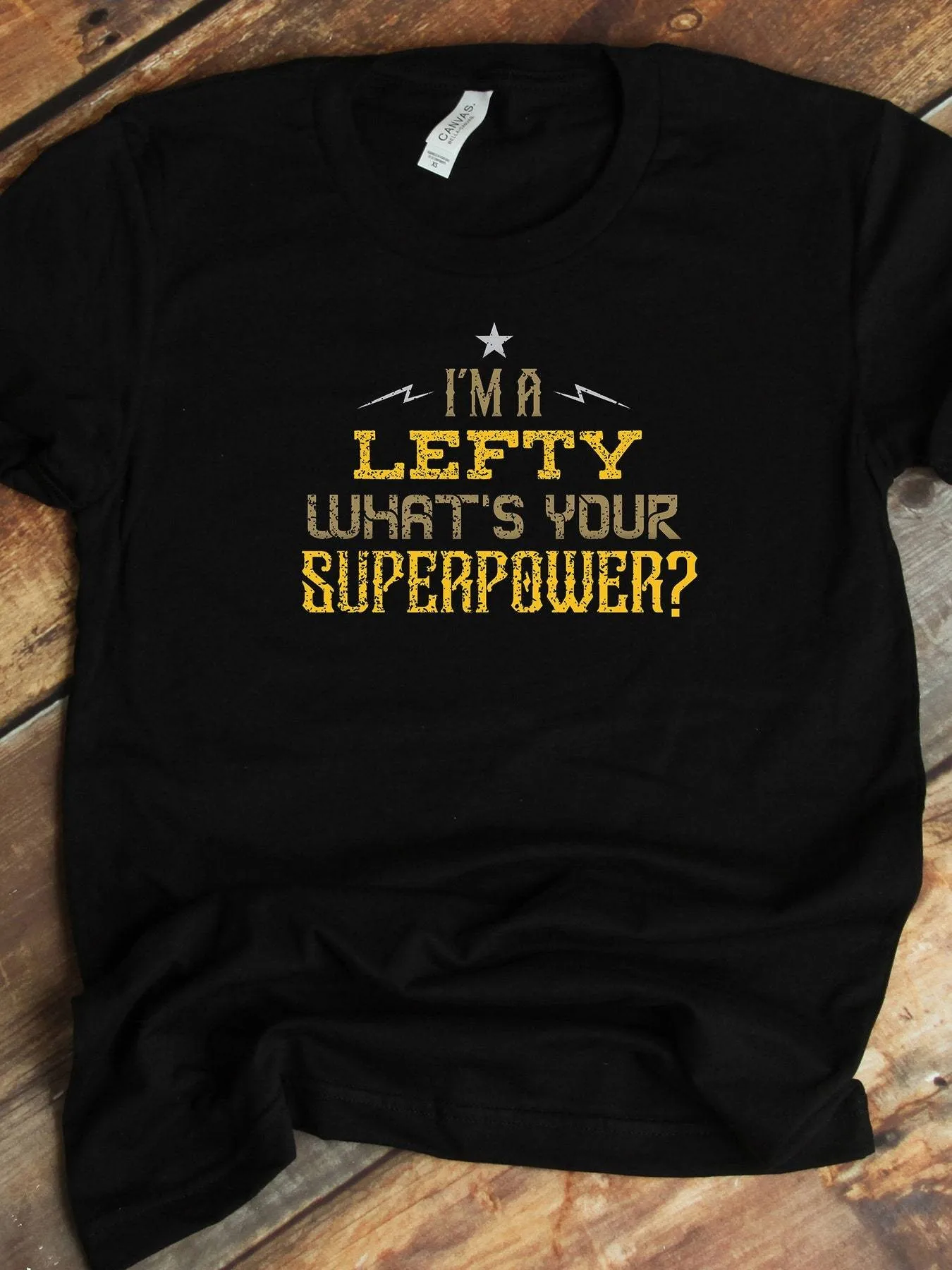 Comfortable and Fun, I'M a Left-Handed Person, What's Your Superpower Pure Cotton T-Shirt, Left-Handed Pride, Casual Fit, Short Sleeves, Machine Washable, Ideal Gift
Comfortable and Fun, I'M a Left-Handed Person, What's Your Superpower Pure Cotton T-Shirt, Left-Handed Pride, Casual Fit, Short Sleeves, Machine Washable, Ideal Gift