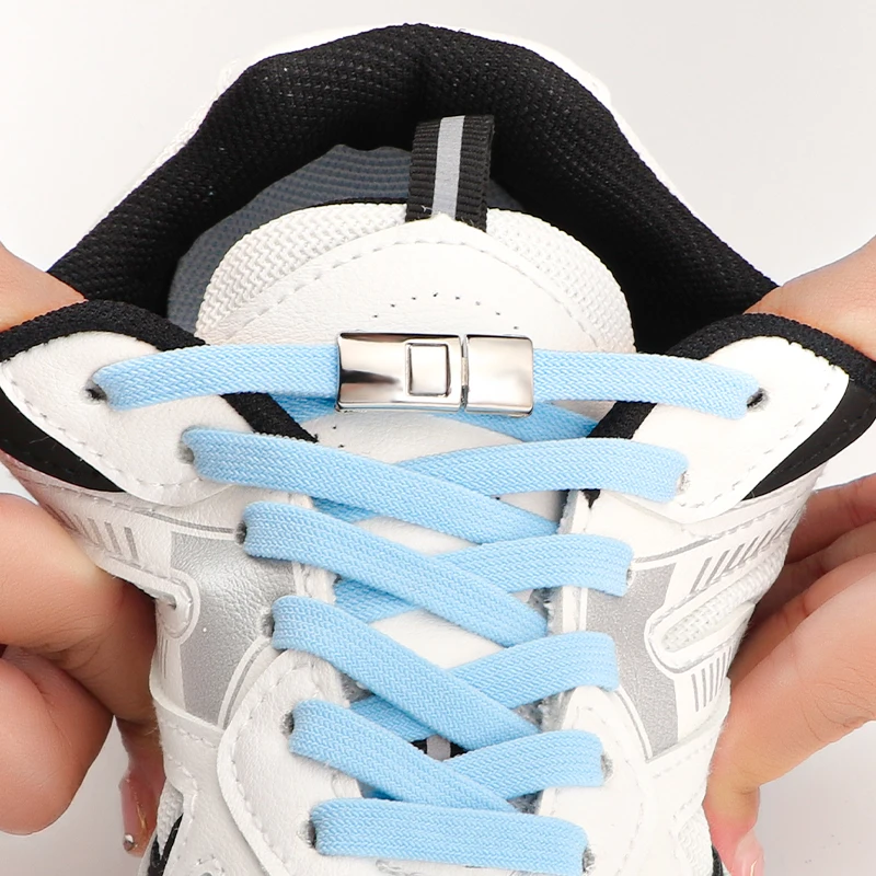 Elastic Shoe Laces Metal Lock Flat Shoelaces Without Ties Casual Shoes For Men And Women Lazy Shoes Lace Accessories Unisex
Elastic Shoe Laces Metal Lock Flat Shoelaces Without Ties Casual Shoes For Men And Women Lazy Shoes Lace Accessories Unisex