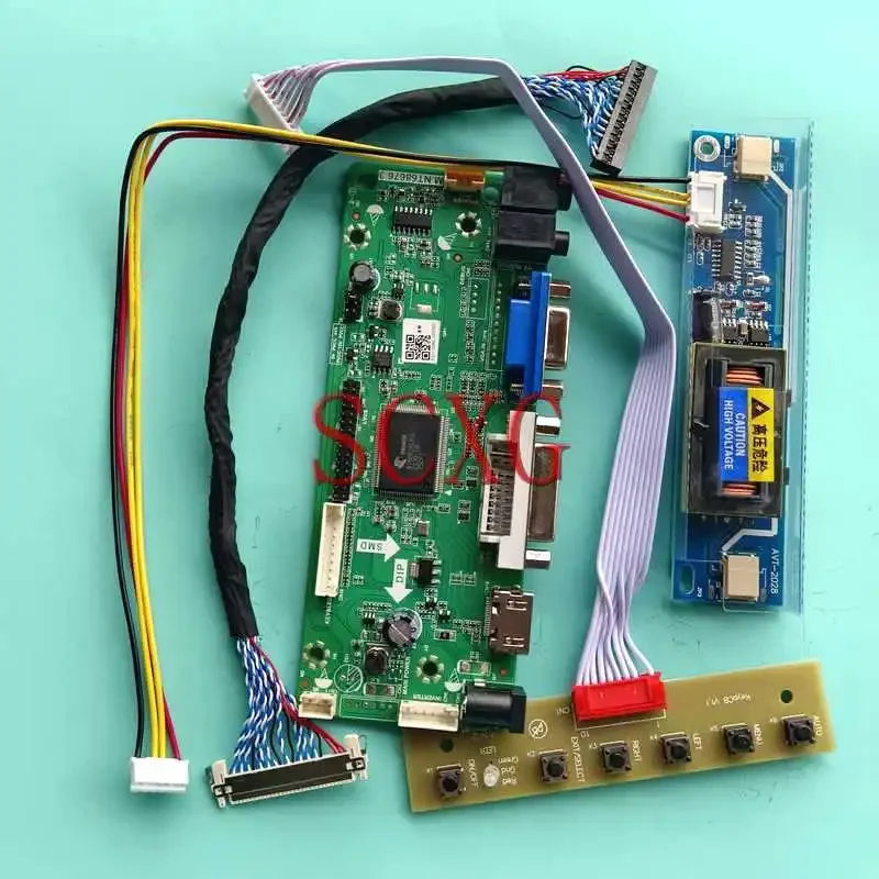 For LTM220MT05 LTN190W1 Laptop Monitor Screen Controller Board 1680*1050 LVDS 30-Pin 2CCFL DIY Kit HDMI-Compatible VGA DVI 22"
For LTM220MT05 LTN190W1 Laptop Monitor Screen Controller Board 1680*1050 LVDS 30-Pin 2CCFL DIY Kit HDMI-Compatible VGA DVI 22"