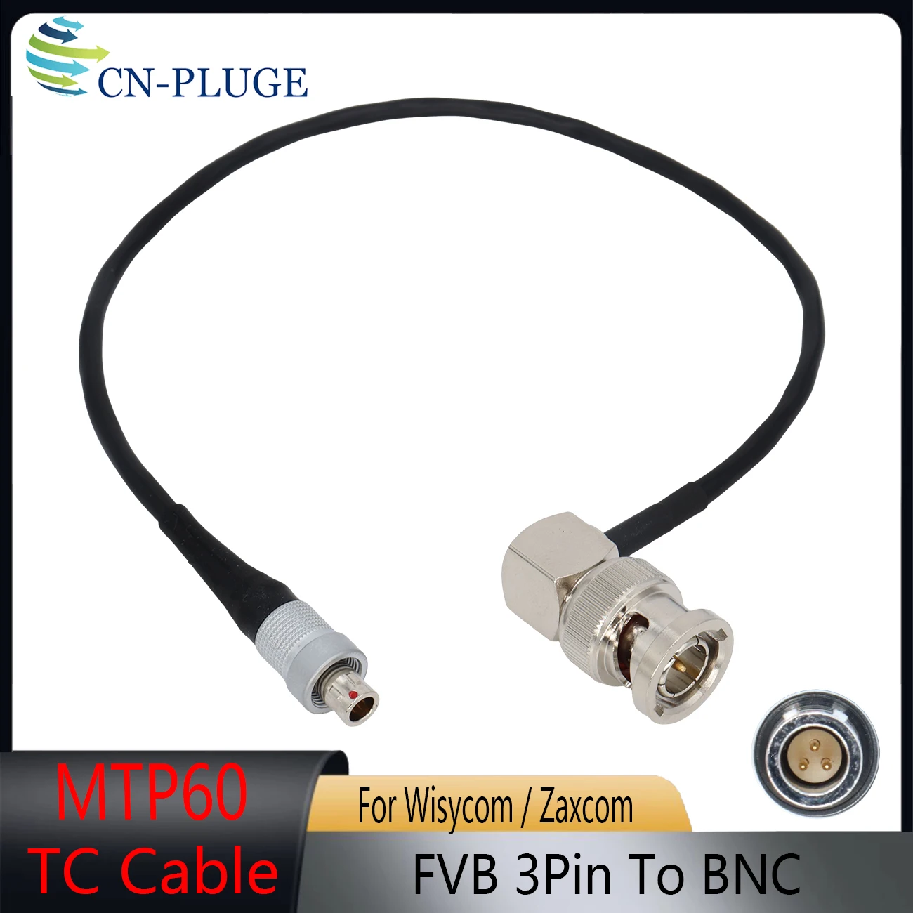 Кабель для передачи таймкода LTC (FVB 3Pin на BNC / 3.5мм TRS) для передатчиков Sound Devices A10-TX/Wisycom MTP60/Sennheiser/Zaxcom ZFR400
Кабель для передачи таймкода LTC (FVB 3Pin на BNC / 3.5мм TRS) для передатчиков Sound Devices A10-TX/Wisycom MTP60/Sennheiser/Zaxcom ZFR400