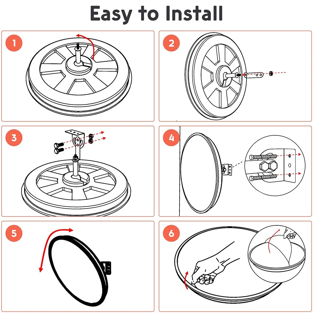 1pc Traffic Convex PC Mirror Wide Angle Blind Spot Corner Road Parking Safety 12 18\\\"Screwdriver Traffic Signal Convex Mirror
1pc Traffic Convex PC Mirror Wide Angle Blind Spot Corner Road Parking Safety 12 18\\\"Screwdriver Traffic Signal Convex Mirror