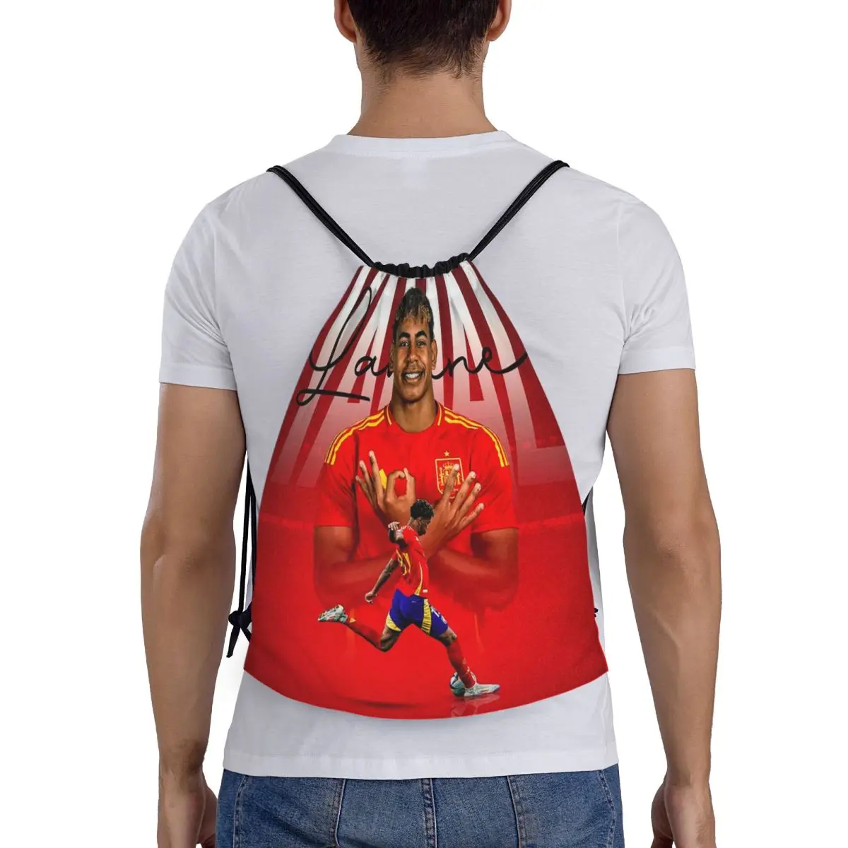 Lamine Yamal Num 19 Backpacks Casual Portable Drawstring Bundle Pocket Shoes Bag Book Bags For Travel Students
Lamine Yamal Num 19 Backpacks Casual Portable Drawstring Bundle Pocket Shoes Bag Book Bags For Travel Students