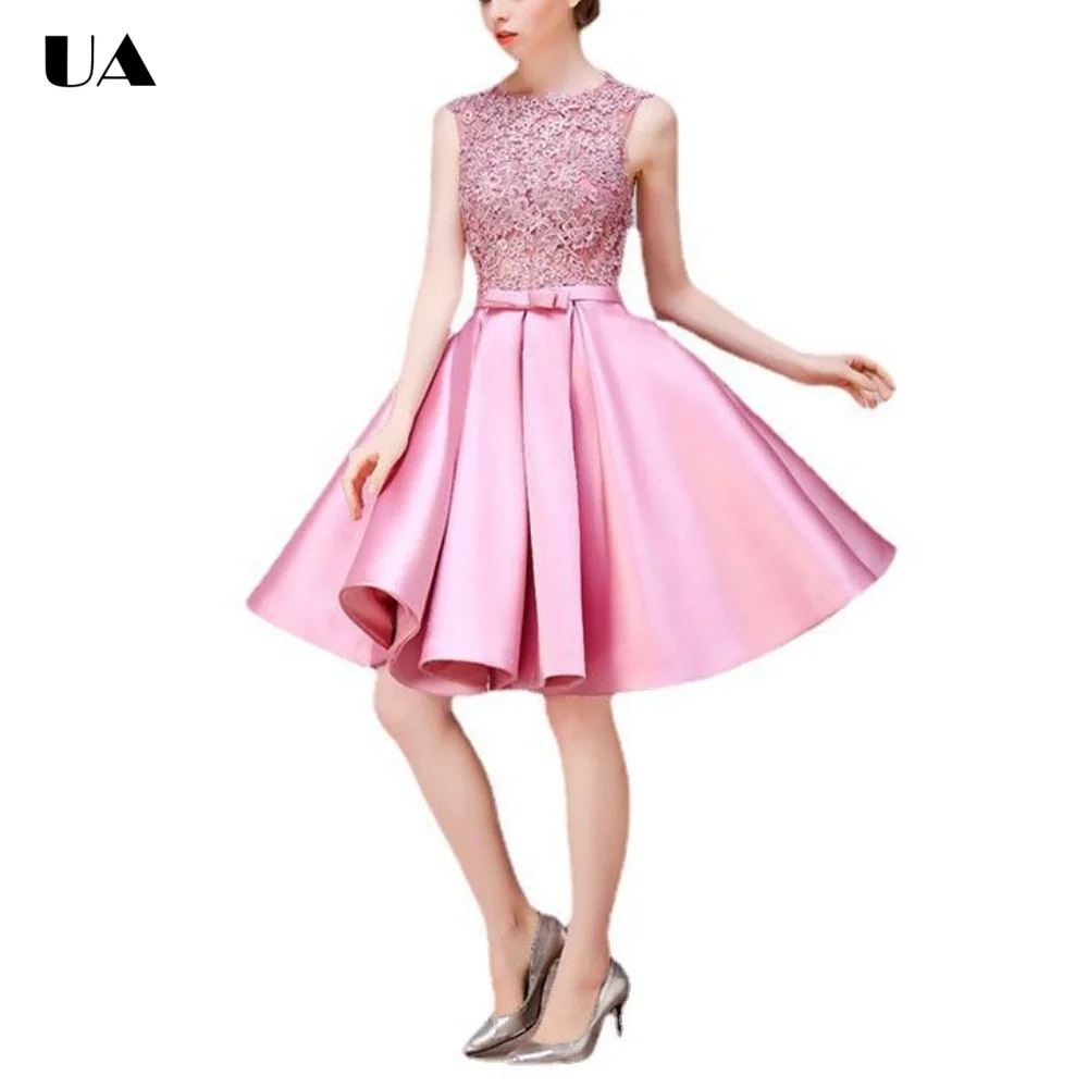 ULBYANRY Customized Satin A-line O-neck Bow Evening Dress for Woman, Elegant Appliques Party Dress, Formal Sleeveless Prom Dress
ULBYANRY Customized Satin A-line O-neck Bow Evening Dress for Woman, Elegant Appliques Party Dress, Formal Sleeveless Prom Dress