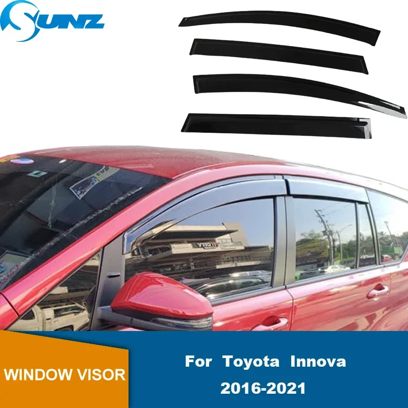 Window Visor For Toyota Innova 2016 2017 2018 2019 2020 2021 Car Side Window Deflector Tinted Wind Shields Sun Rain Guard SUNZ
Window Visor For Toyota Innova 2016 2017 2018 2019 2020 2021 Car Side Window Deflector Tinted Wind Shields Sun Rain Guard SUNZ
