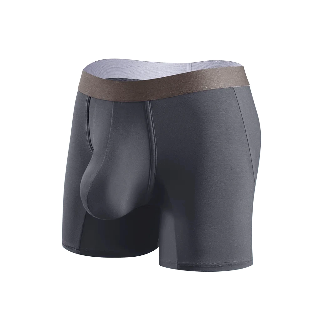 Modal Boxer Briefs for men Breathable Anti-chafing Long Leg Sports Underwear Large 3D Big Pouch Anti-rub Sport Boxers Underpants
Modal Boxer Briefs for men Breathable Anti-chafing Long Leg Sports Underwear Large 3D Big Pouch Anti-rub Sport Boxers Underpants