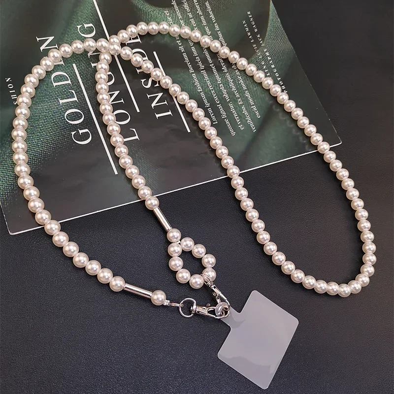 _ Ремешок через плечо с жемчугом, подвесная веревка ручной работы, цепочка из бусин, ручная цепочка, многофункциональный и съемный Подвеска для телефона
_ Ремешок через плечо с жемчугом, подвесная веревка ручной работы, цепочка из бусин, ручная цепочка, многофункциональный и съемный Подвеска для телефона