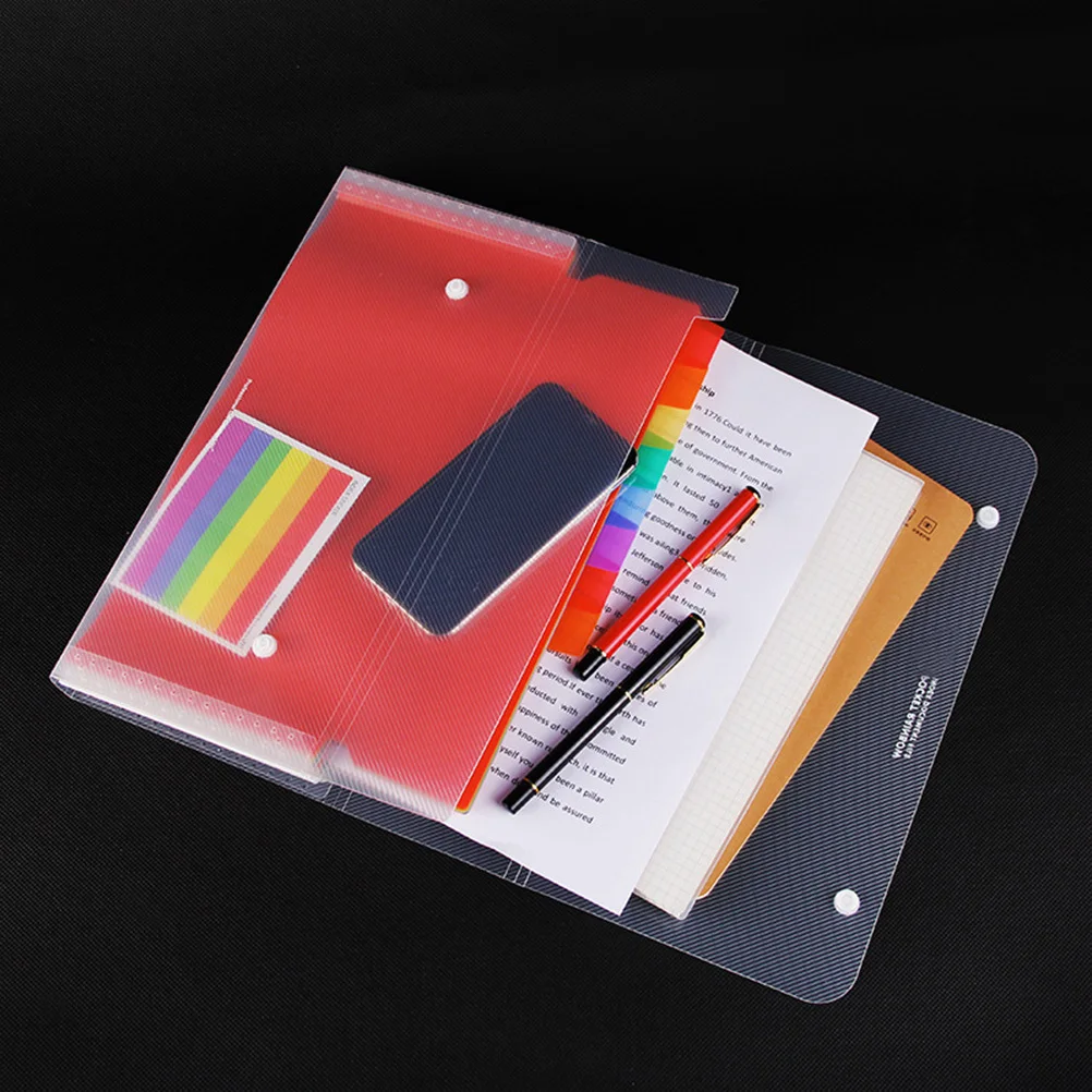 7 Pockets Rainbow File Folder Plastic Document Organizer Expandable Portable Folder Bag for Home Office School Use
7 Pockets Rainbow File Folder Plastic Document Organizer Expandable Portable Folder Bag for Home Office School Use