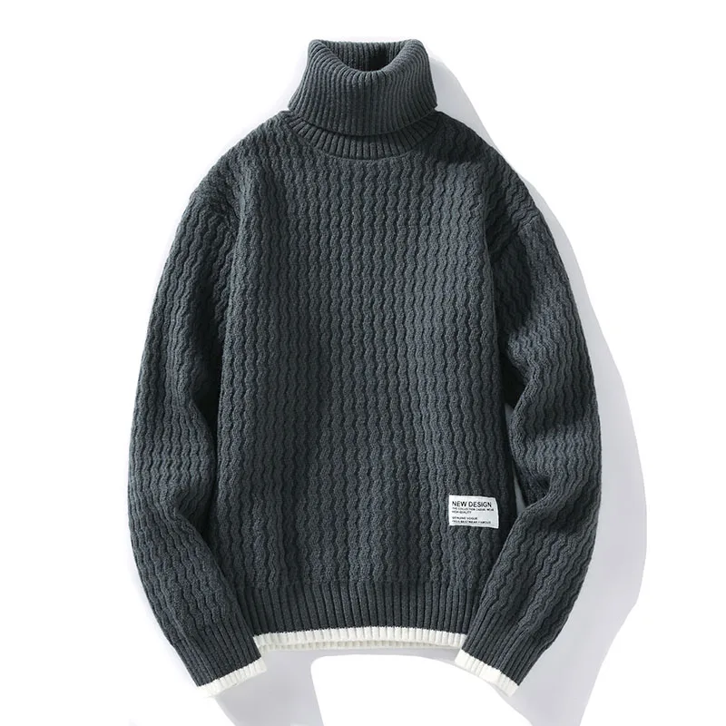 Autum Winter Warm Turtleneck Sweater Men's Casual Rollneck Knitted Pullover Keep Warm Men Jumper Knit Woolen Sweater
Autum Winter Warm Turtleneck Sweater Men's Casual Rollneck Knitted Pullover Keep Warm Men Jumper Knit Woolen Sweater