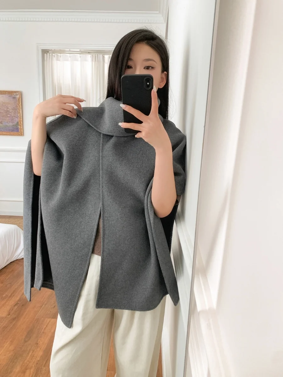 Pure CS Sle Осень Зима Новый дизайн Смешанный шерстяной плащ гла Женское пальто V Ne с застежкой на одной пуговице Обычная длина
Pure CS Sle Осень Зима Новый дизайн Смешанный шерстяной плащ гла Женское пальто V Ne с застежкой на одной пуговице Обычная длина