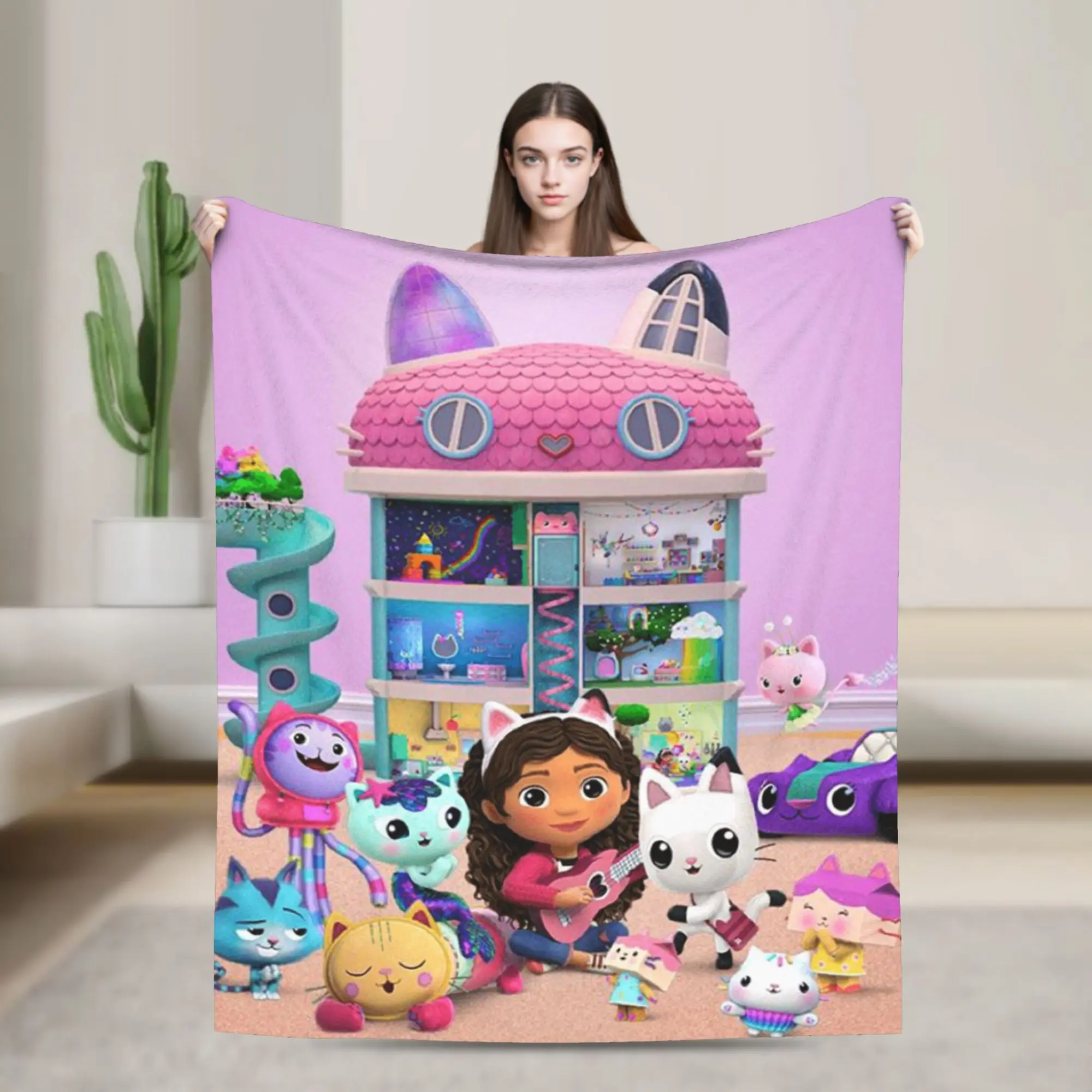 G-Gabby’s Dollhouseds Flannel Blankets Winter Soft Throw Blanket for Girls Boys Bedroom Fluffy Bedspread Sofa Bed Cover
G-Gabby’s Dollhouseds Flannel Blankets Winter Soft Throw Blanket for Girls Boys Bedroom Fluffy Bedspread Sofa Bed Cover