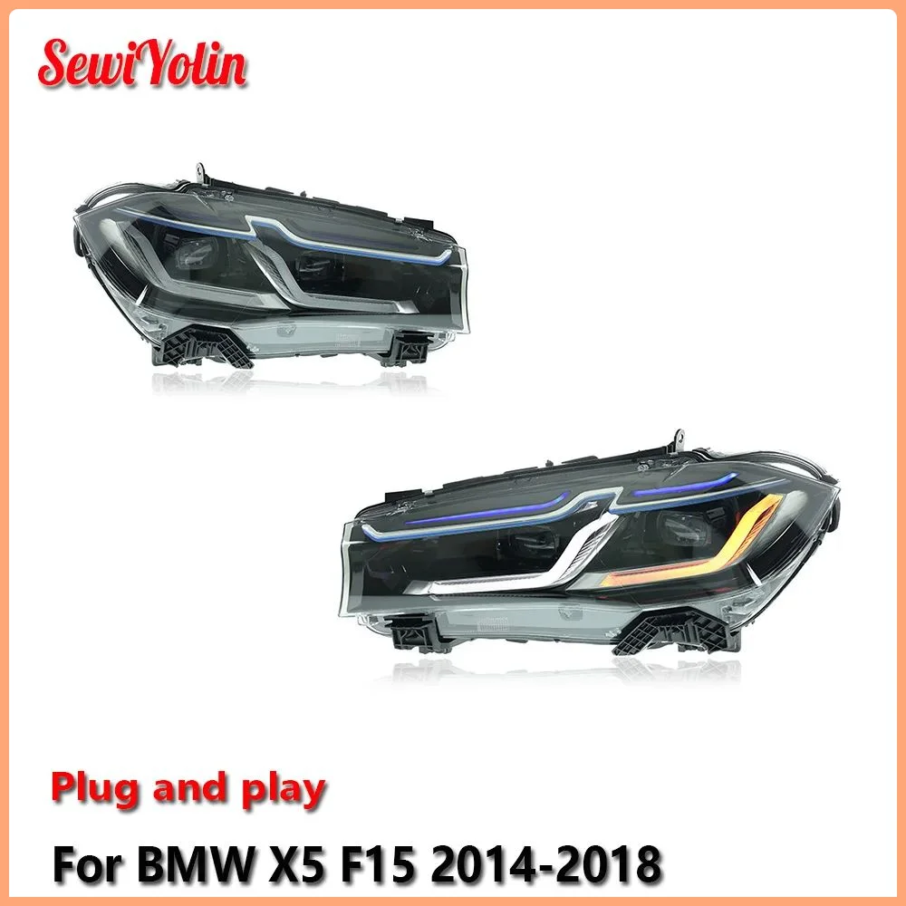 Car Led Rear Headlight For BMW X5 F15 2014-2018 Turn Signal Front Lamps DRL Signal Brake Driving Lamps DayLight
Car Led Rear Headlight For BMW X5 F15 2014-2018 Turn Signal Front Lamps DRL Signal Brake Driving Lamps DayLight
