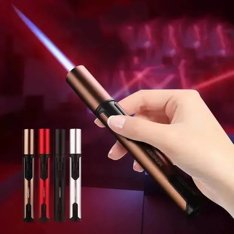 HONEST Airbrush Jet Butane Candle Lighter Metal Gas Kitchen Flashlight Turbo Windproof Cigar Pipe Lighter Outdoor BBQ Gadgets
HONEST Airbrush Jet Butane Candle Lighter Metal Gas Kitchen Flashlight Turbo Windproof Cigar Pipe Lighter Outdoor BBQ Gadgets