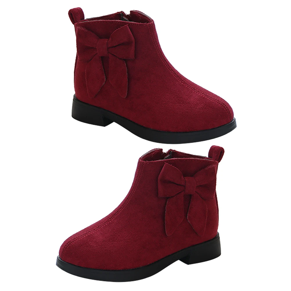 1 Pair Girls Bow-Knot Short Ankle Boots Warm Comfortable Kids Autumn Winter Shoes Casual Booties Girls Booties
1 Pair Girls Bow-Knot Short Ankle Boots Warm Comfortable Kids Autumn Winter Shoes Casual Booties Girls Booties