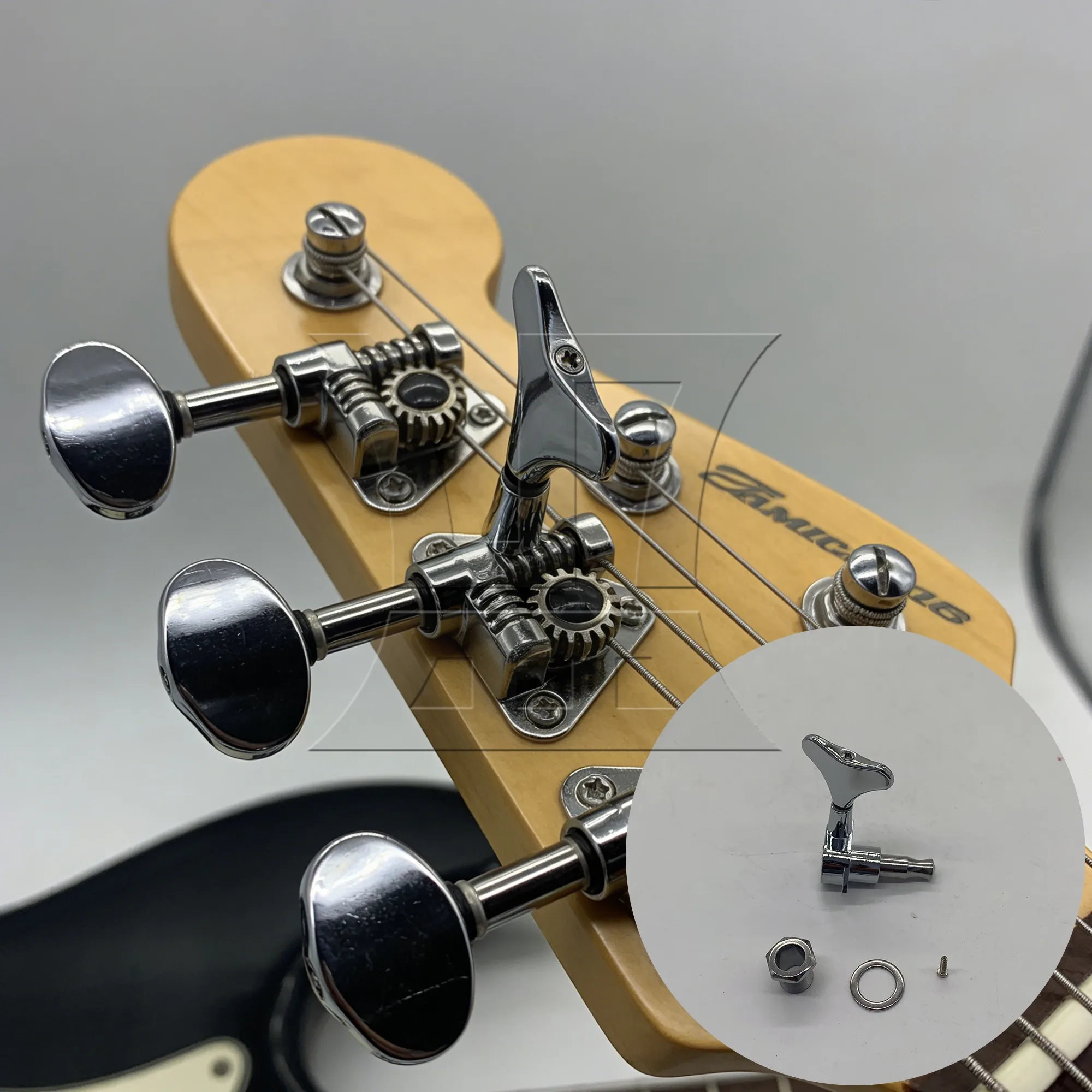 Yibuy Chrome Sealed 4 Strings Bass Tuners Tuning pegs Machine Heads 2R2L
Yibuy Chrome Sealed 4 Strings Bass Tuners Tuning pegs Machine Heads 2R2L