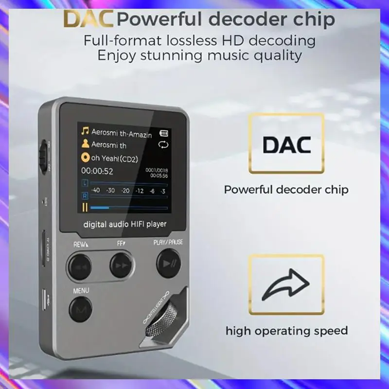 A24U C5 8GB Lossless Bluetooth MP3 Music Player, Zinc Alloy Body,Rotary Controls,Wireless Connection,Voice Recorder
A24U C5 8GB Lossless Bluetooth MP3 Music Player, Zinc Alloy Body,Rotary Controls,Wireless Connection,Voice Recorder