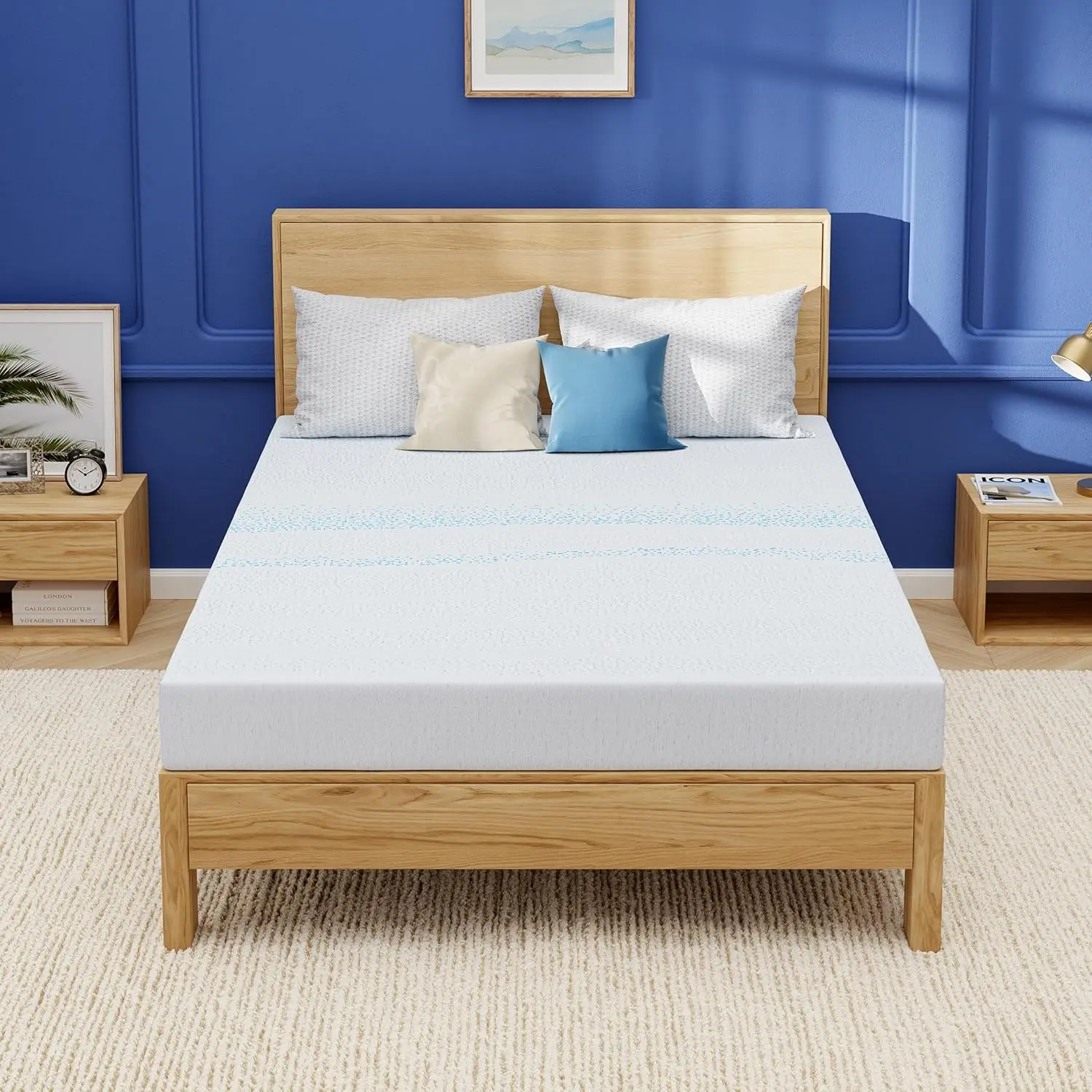 8 Inch Full Mattress, Gel Memory Foam with Charcoal, Fiberglass Free, Temperature Regulating, Machine Washable Cover, 75x54x8
8 Inch Full Mattress, Gel Memory Foam with Charcoal, Fiberglass Free, Temperature Regulating, Machine Washable Cover, 75x54x8