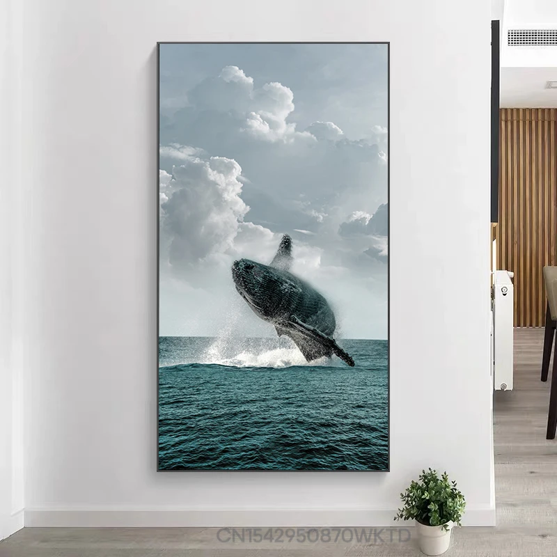 Humpback Whale Giant Marine Animal Modern Home Decoration Canvas Posters and Prints Wall Art Picture for Living Room House Decor
Humpback Whale Giant Marine Animal Modern Home Decoration Canvas Posters and Prints Wall Art Picture for Living Room House Decor