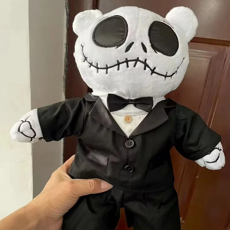 Милая плюшевая кукла «Кошмар перед Рождеством» Джек Скелли Baymax, мягкие куклы, плюшевые игрушки из фильма, большой белый подарок для ребенка 
Милая плюшевая кукла «Кошмар перед Рождеством» Джек Скелли Baymax, мягкие куклы, плюшевые игрушки из фильма, большой белый подарок для ребенка