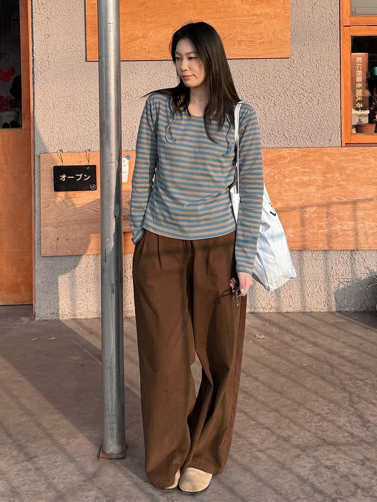 Skin-friendly Slim Fit Long Sleeve T-shirt for Women Casual Style Hooded Striped Base Shirt Spring Season Versatile Top
Skin-friendly Slim Fit Long Sleeve T-shirt for Women Casual Style Hooded Striped Base Shirt Spring Season Versatile Top