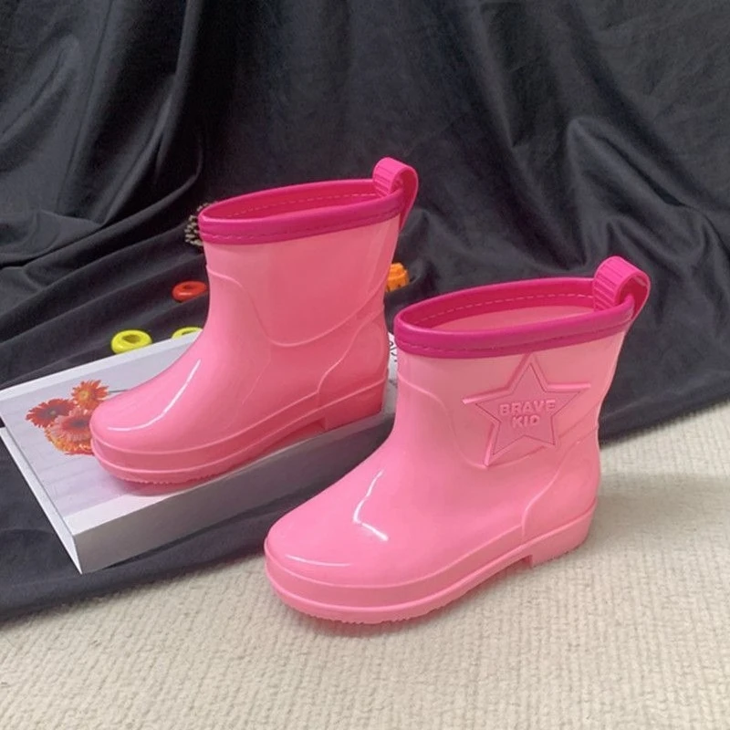 Girls Waterproof Anti Slip Rain Boots for School Kids Mid Calf Thermal Insulated Children's Water Shoes Durable Outdoor Boots
Girls Waterproof Anti Slip Rain Boots for School Kids Mid Calf Thermal Insulated Children's Water Shoes Durable Outdoor Boots