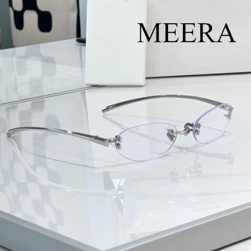 Fashion Rimless Sunglasses Women UV400 Oval Elegant pure titanium Sun Glasses Retro Optical Eyewear light Travel GM glasses
Fashion Rimless Sunglasses Women UV400 Oval Elegant pure titanium Sun Glasses Retro Optical Eyewear light Travel GM glasses