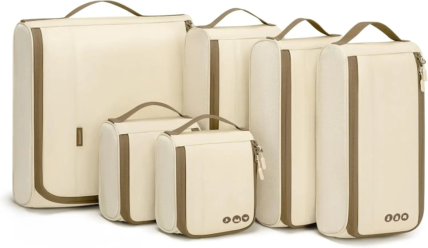 6-Piece Packing Cubes for Travel, Lightweight Suitcase Organizer Set, Keep Shape Luggage Bags
6-Piece Packing Cubes for Travel, Lightweight Suitcase Organizer Set, Keep Shape Luggage Bags