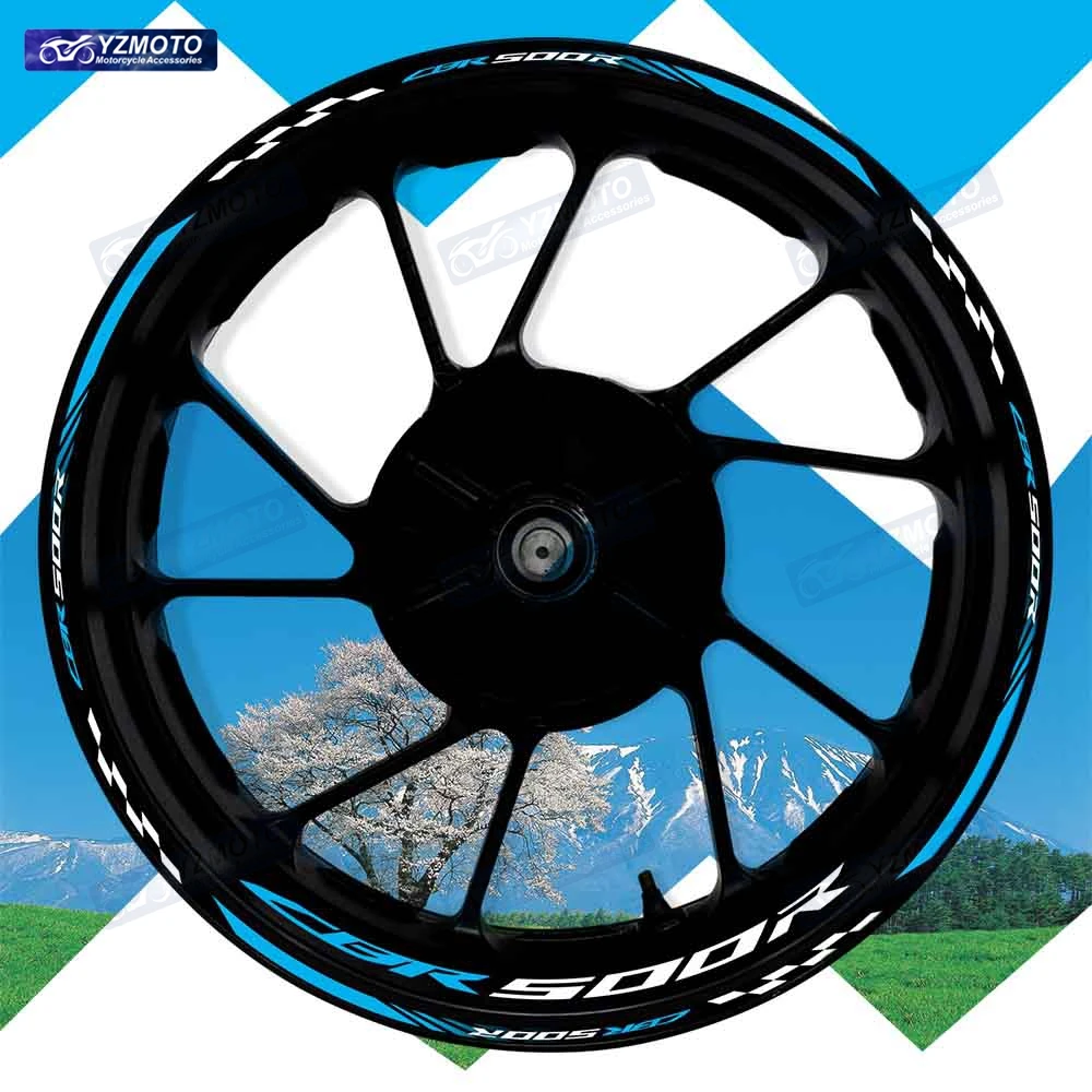 For Honda CBR500R Motorcycle 17 Inch Front And Rear Racing Wheel Sticker Hub Decal Decorative Reflective Waterproof Rim Stickers
For Honda CBR500R Motorcycle 17 Inch Front And Rear Racing Wheel Sticker Hub Decal Decorative Reflective Waterproof Rim Stickers