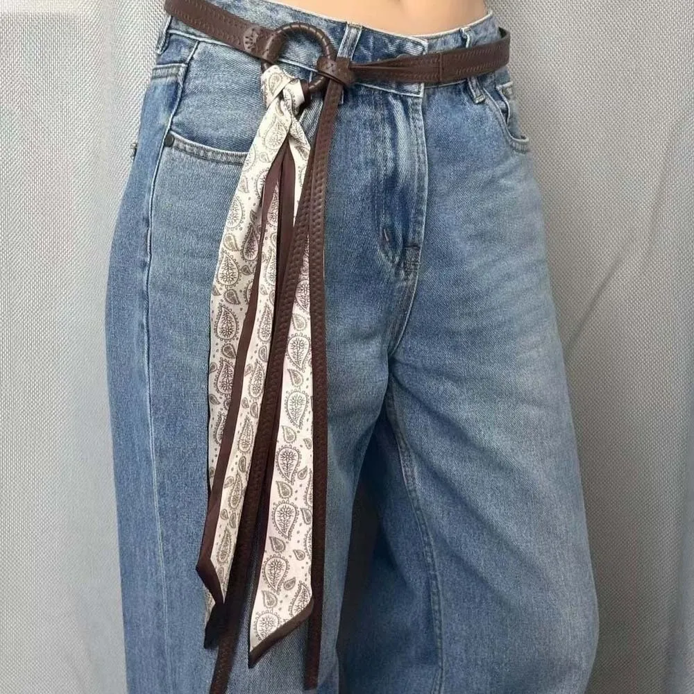 Модный пояс в этническом стиле с принтом кешью, регулируемый, из искусственной кожи, ретро-жаккард, тканевый пояс-кушак с дизайном в виде шелкового галстука, пояс для кимоно
Модный пояс в этническом стиле с принтом кешью, регулируемый, из искусственной кожи, ретро-жаккард, тканевый пояс-кушак с дизайном в виде шелкового галстука, пояс для кимоно