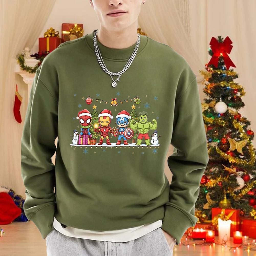 New Cartoon The Avengers Christmas Pullover Sweatshirt for Men - Casual Oversized Crewneck Sweatshirt
New Cartoon The Avengers Christmas Pullover Sweatshirt for Men - Casual Oversized Crewneck Sweatshirt