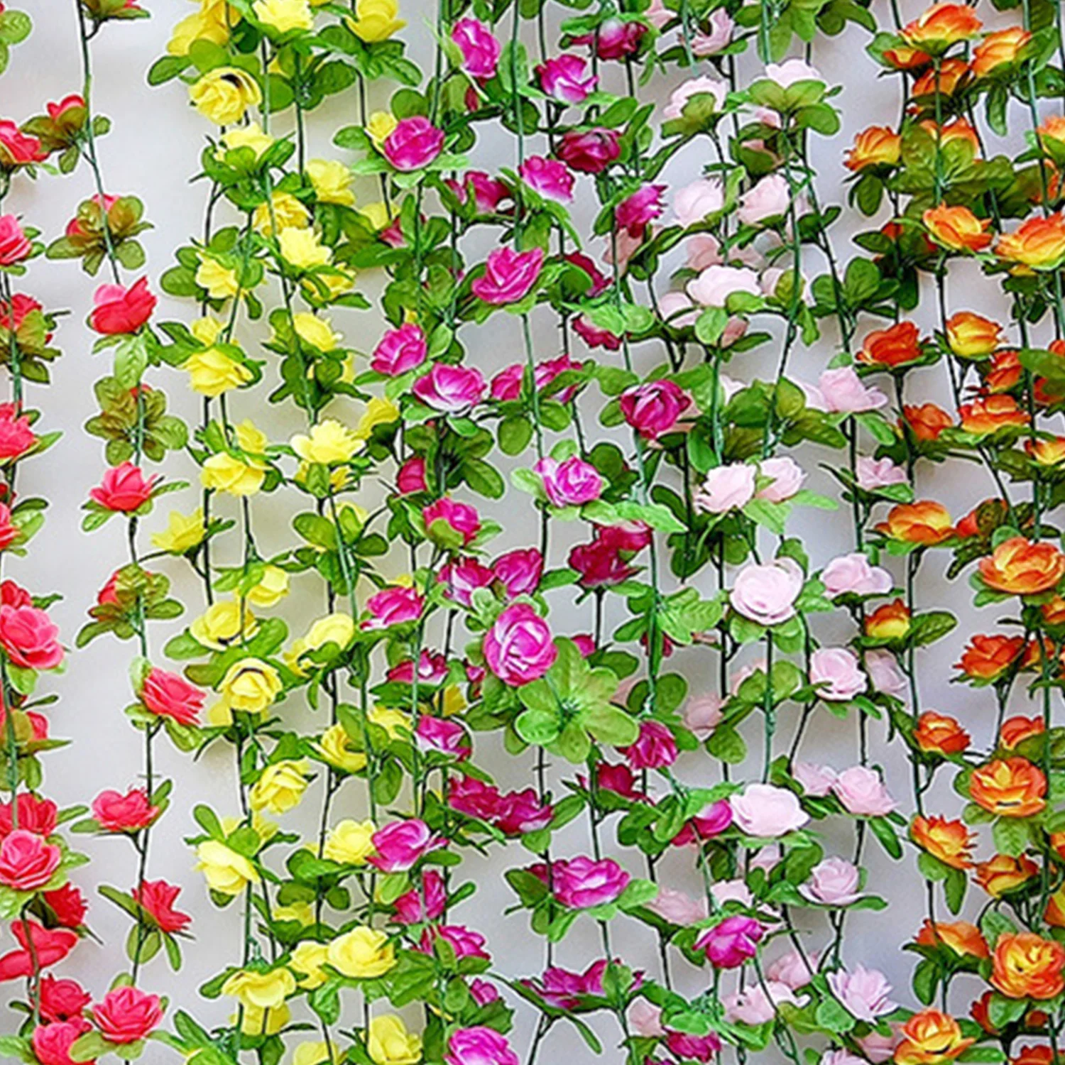 2.2M Silk Artificial Rose Vine Hanging Flowers for Wall Hotel Office Fake Plants Leaves Garland Romantic Wedding Home Decor
2.2M Silk Artificial Rose Vine Hanging Flowers for Wall Hotel Office Fake Plants Leaves Garland Romantic Wedding Home Decor