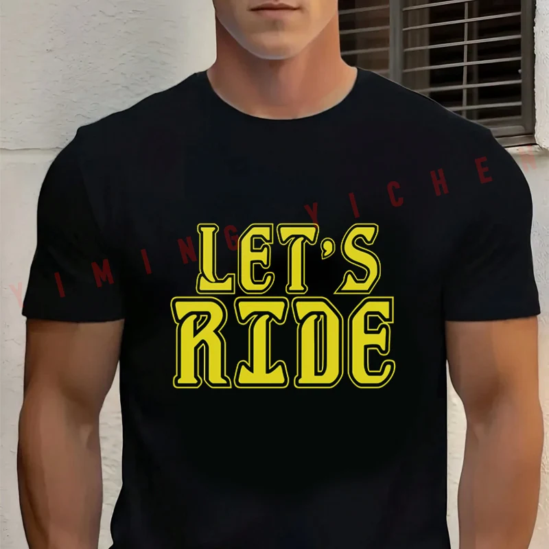 Let's Ride Graphic Design Motorcycle T-Shirt Men‘s Cotton Summer Short-sleeved Casual Streetwear Tops Tee
Let's Ride Graphic Design Motorcycle T-Shirt Men‘s Cotton Summer Short-sleeved Casual Streetwear Tops Tee