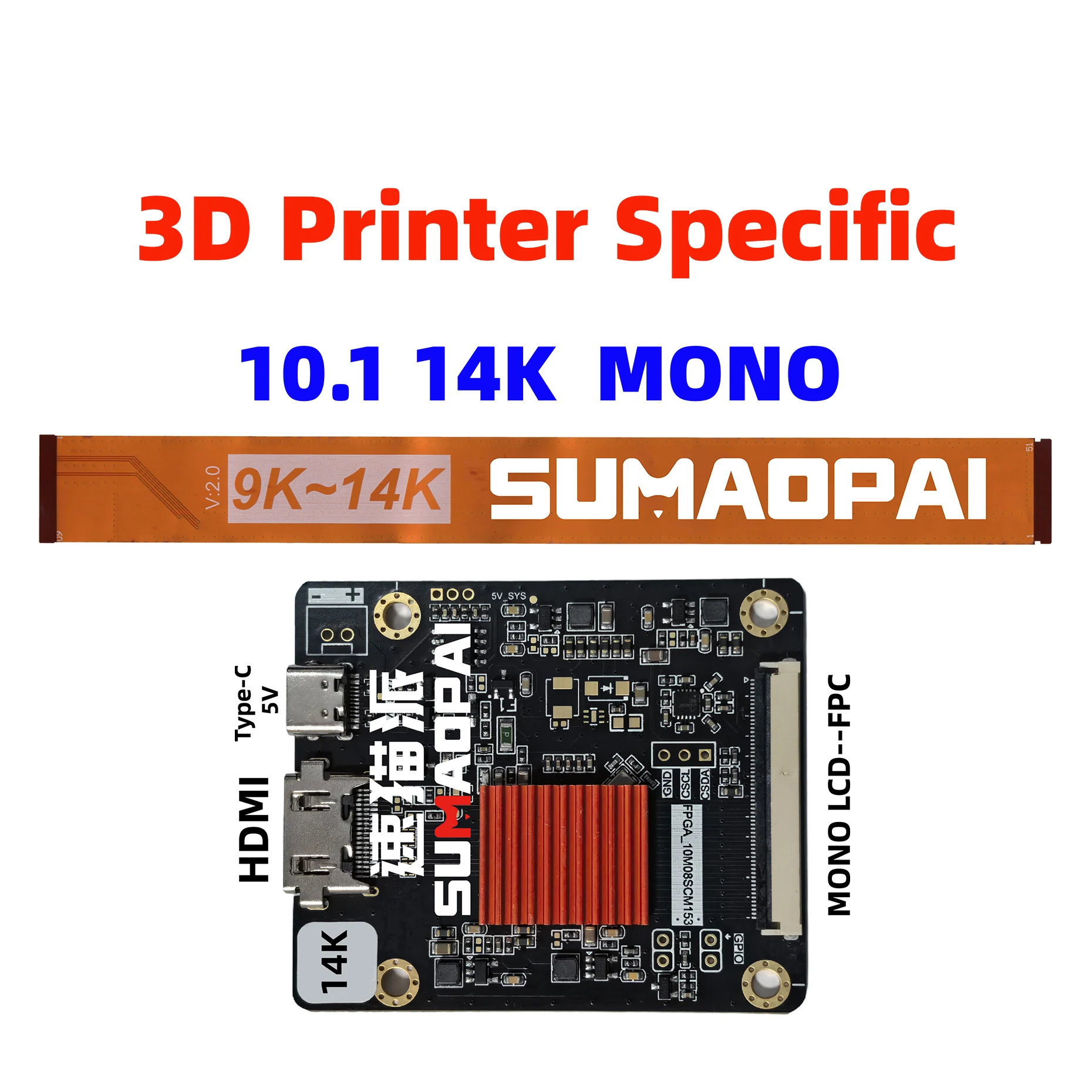 3D Printer DIY 10.0-inch 14K Monochrome Screen Jewelry Dental Screen Lcd HDMI Driver
3D Printer DIY 10.0-inch 14K Monochrome Screen Jewelry Dental Screen Lcd HDMI Driver