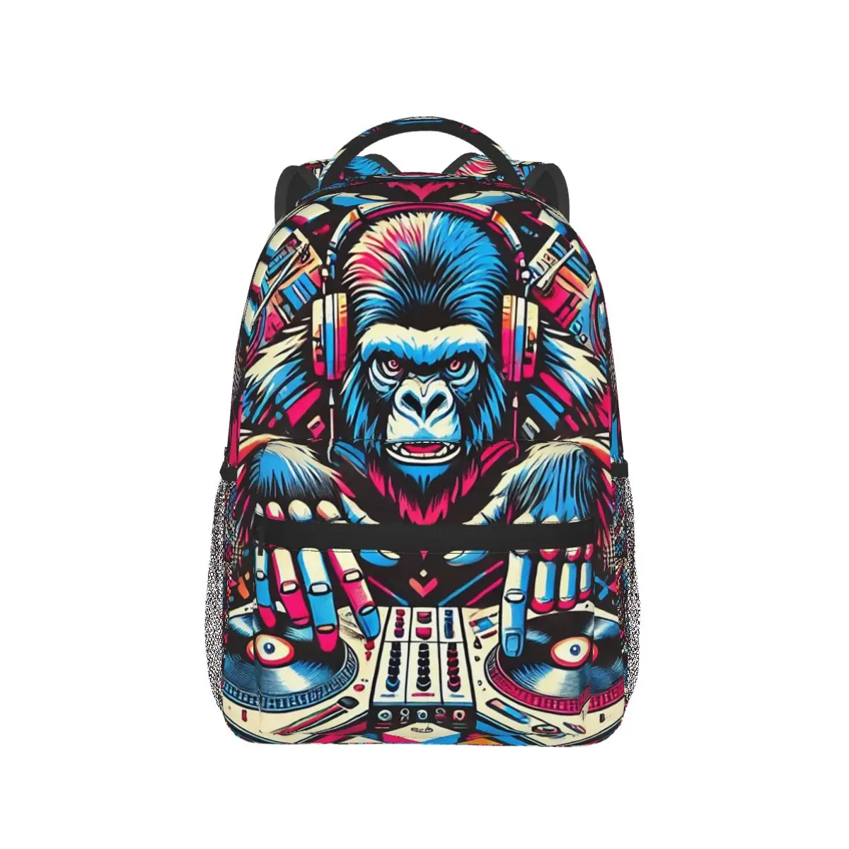 Abstract Colour DJ Gorilla Backpack Hot Sale Daypack Large Capacity Boys Girls BookBag School Bag Shoulder Bags for Men Women
Abstract Colour DJ Gorilla Backpack Hot Sale Daypack Large Capacity Boys Girls BookBag School Bag Shoulder Bags for Men Women