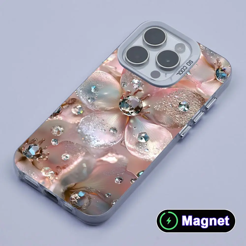 Luxury Pearl Flowers Phone Case for iPhone 17 16 15 14 13 12 11 X XR XS Air Pro Max Plus Colorful Silver Magnet Cover
Luxury Pearl Flowers Phone Case for iPhone 17 16 15 14 13 12 11 X XR XS Air Pro Max Plus Colorful Silver Magnet Cover