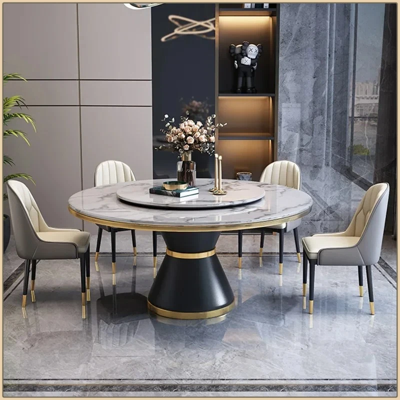Round Luxury Dining Table Nordic Marble Style Modern Turntable Dining Table Furniture For Home Mesas Plegables Meuble De Cuisine
Round Luxury Dining Table Nordic Marble Style Modern Turntable Dining Table Furniture For Home Mesas Plegables Meuble De Cuisine