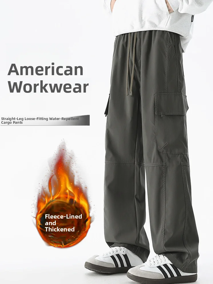 Мужские повседневные брюки в американском стиле High Street: модные, брендовые, с нашивками, в стиле парашютиста, свободного прямого кроя, с множеством карманов.
Мужские повседневные брюки в американском стиле High Street: модные, брендовые, с нашивками, в стиле парашютиста, свободного прямого кроя, с множеством карманов.