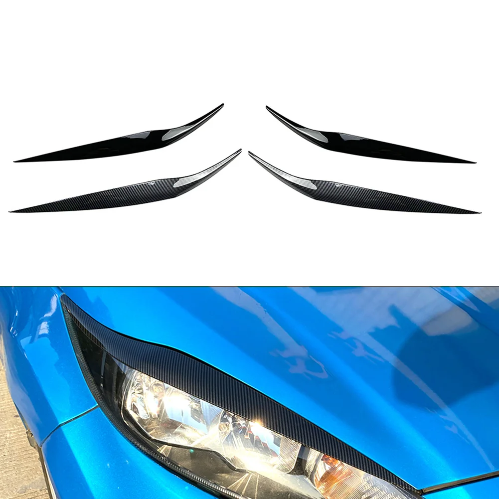 Car Front Headlight Eyebrow Cover Decoration Trim For Ford Fiesta MK6.5 2013 2014 2015 2016 2017 Glossy Black/Carbon Fiber Color
Car Front Headlight Eyebrow Cover Decoration Trim For Ford Fiesta MK6.5 2013 2014 2015 2016 2017 Glossy Black/Carbon Fiber Color