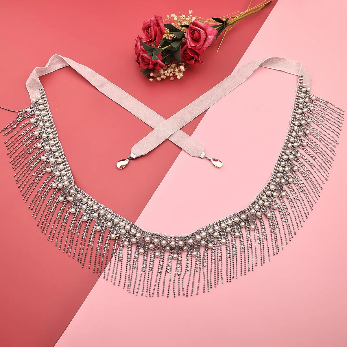 Oriental Dance Tassel Belly Dance Waist Chain Sexy Gemstone Super Flash Rhinestone Waist Ornament Dance Chain Accessories Women
Oriental Dance Tassel Belly Dance Waist Chain Sexy Gemstone Super Flash Rhinestone Waist Ornament Dance Chain Accessories Women