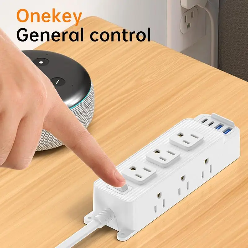 Surge Protector Flat Plug 4.92ft Electric Cord Extender Multiple Port Charging Adapter With 9 Outlets 4 USB Charger Household
Surge Protector Flat Plug 4.92ft Electric Cord Extender Multiple Port Charging Adapter With 9 Outlets 4 USB Charger Household