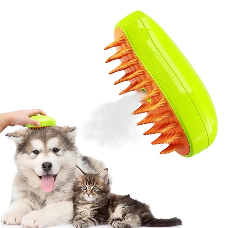 Electric Spray Cat Steamy Brush 3 in 1 Dog Steam Grooming Combs Pet Hair Removal Cleaning Massage Brushes Soft Silicone Combs
Electric Spray Cat Steamy Brush 3 in 1 Dog Steam Grooming Combs Pet Hair Removal Cleaning Massage Brushes Soft Silicone Combs