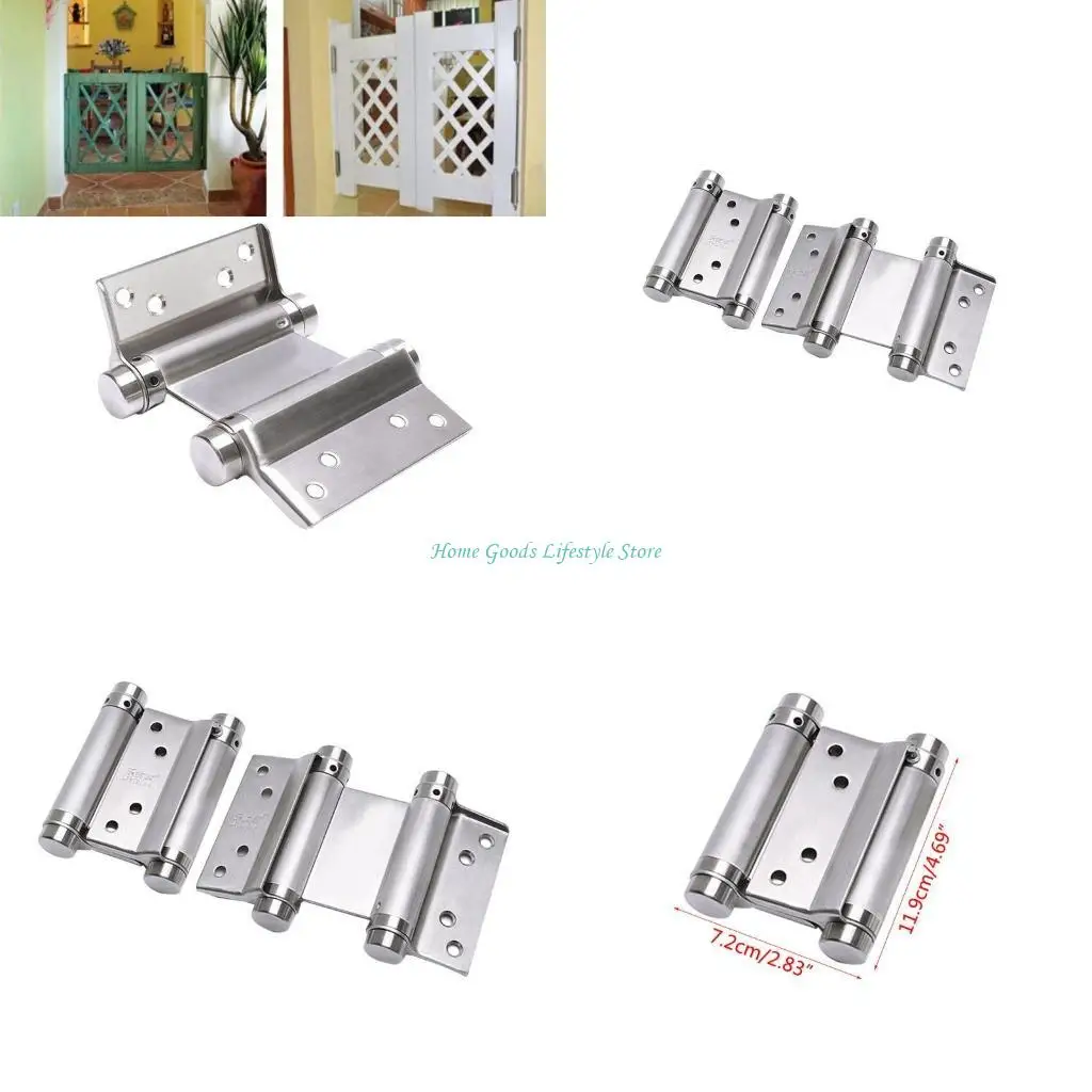 E74E Double Open Spring 4 Inch Hinge Stainless Steel Two-way Door Hinge for Cowboy Bar Counter Door Fence Use Supplies
E74E Double Open Spring 4 Inch Hinge Stainless Steel Two-way Door Hinge for Cowboy Bar Counter Door Fence Use Supplies