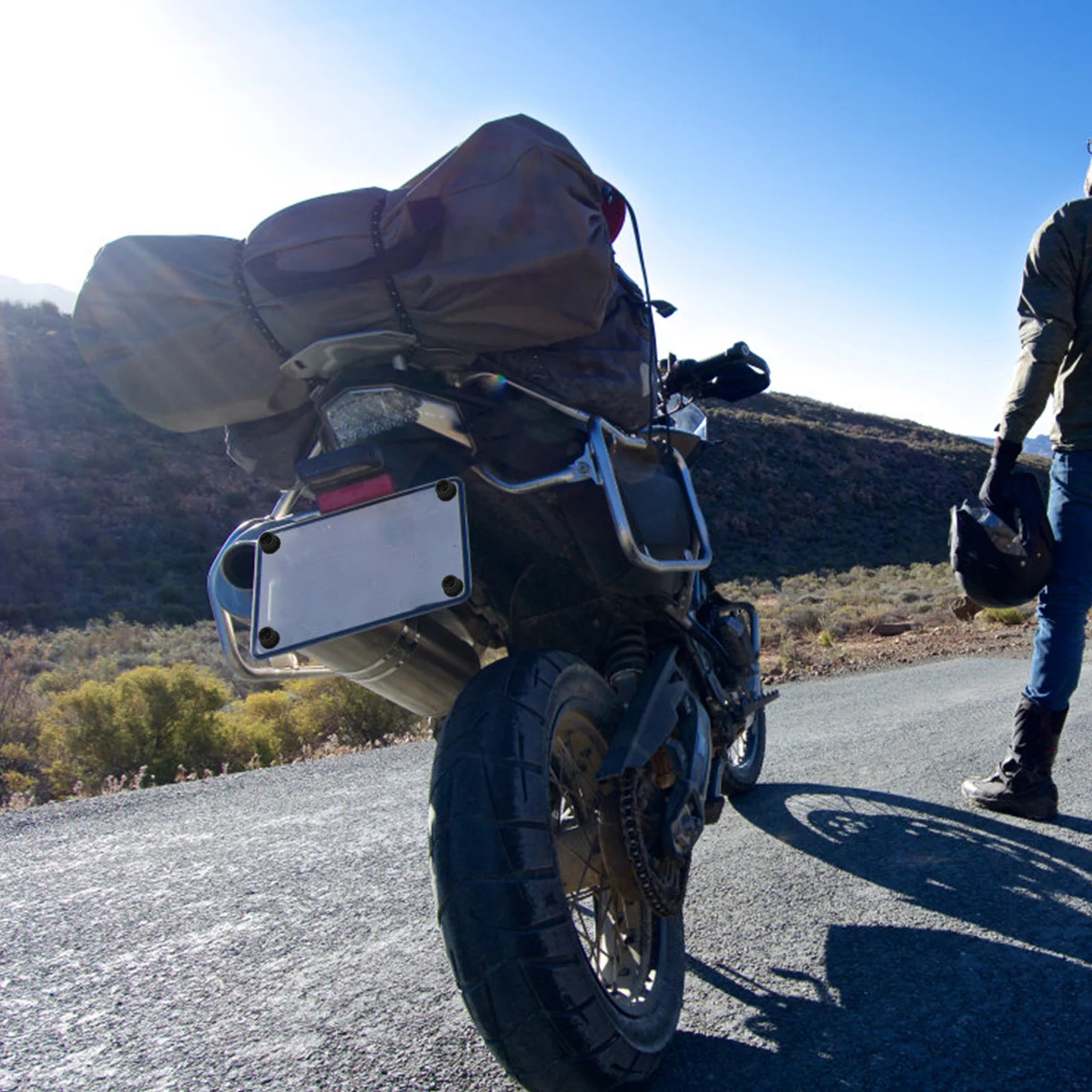 16pcs Motorcycle License Plate Screws Nylon Weatherproof Durable Fastening For Bike Frame Bolts Nuts Set Easy Installation
16pcs Motorcycle License Plate Screws Nylon Weatherproof Durable Fastening For Bike Frame Bolts Nuts Set Easy Installation