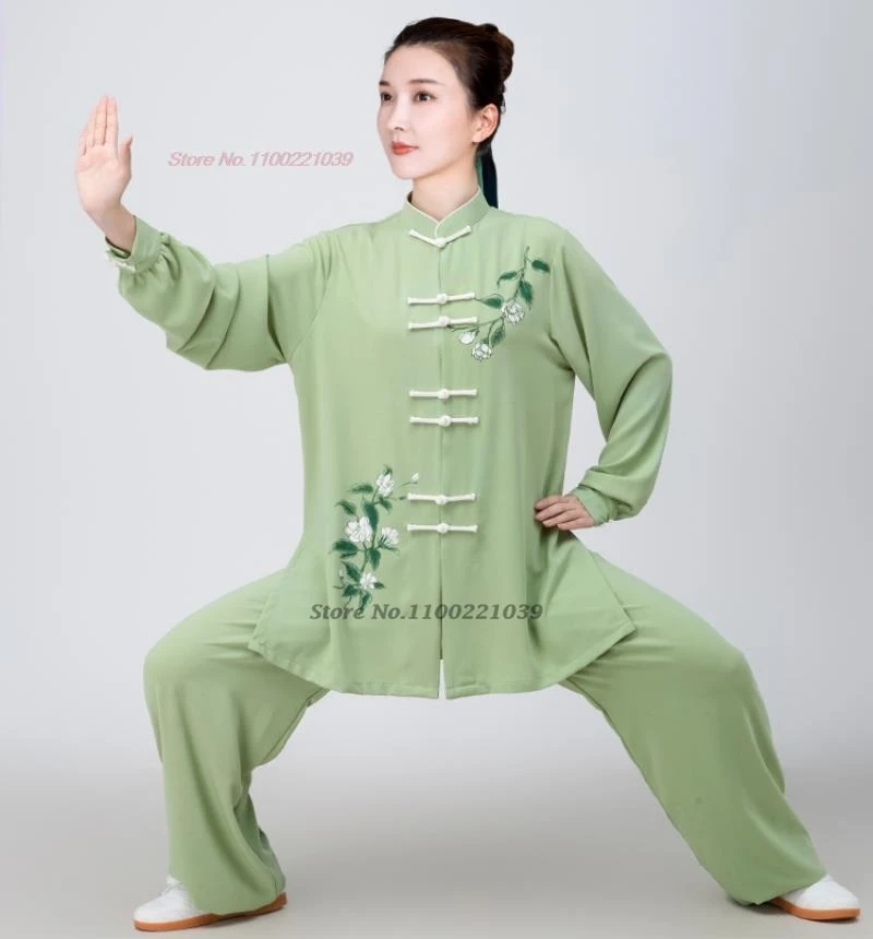 2025 chinese vintage tai chi performance clothes tops+pants set martial arts tai chi flower print uniform team performance set
2025 chinese vintage tai chi performance clothes tops+pants set martial arts tai chi flower print uniform team performance set