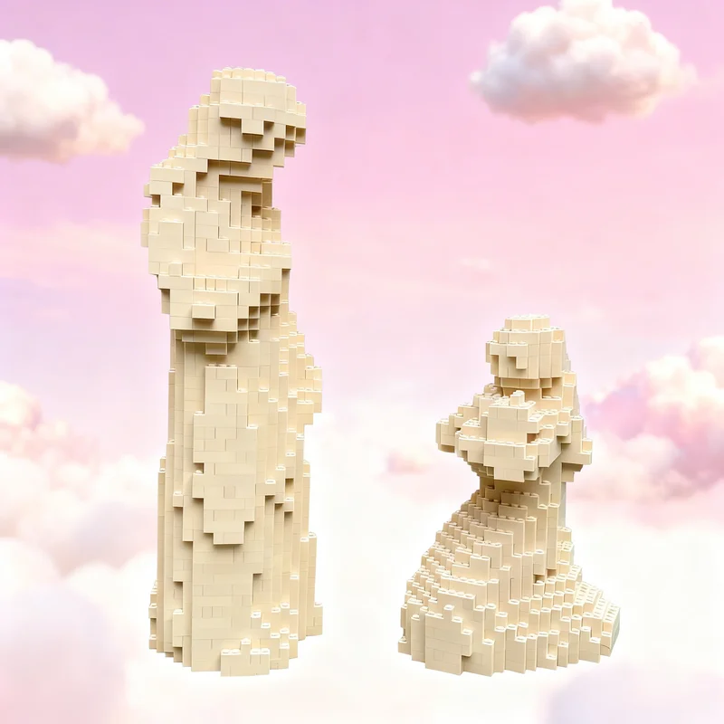 4324pcs MOC Nativity Seasonal Christmas Model Building Blocks Creative DIY Gift Display Decor Assemble Premium Adult Kids Desk
4324pcs MOC Nativity Seasonal Christmas Model Building Blocks Creative DIY Gift Display Decor Assemble Premium Adult Kids Desk