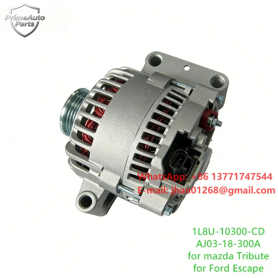 Car Accessories AJ03-18-300A New 12V Alternator Assembly for Tribute for Escape 2001-2004 V6 3.0 1L8U-10300-CD OLIVER
Car Accessories AJ03-18-300A New 12V Alternator Assembly for Tribute for Escape 2001-2004 V6 3.0 1L8U-10300-CD OLIVER