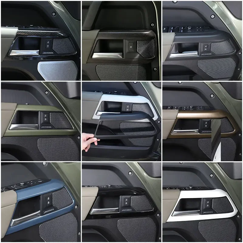 For Land Rover Defender 90 20-24 ABS Carbon Fiber Car Door Inner Handle Decorative Frame Cover Stickers Car Accessories(8 Color)
For Land Rover Defender 90 20-24 ABS Carbon Fiber Car Door Inner Handle Decorative Frame Cover Stickers Car Accessories(8 Color)