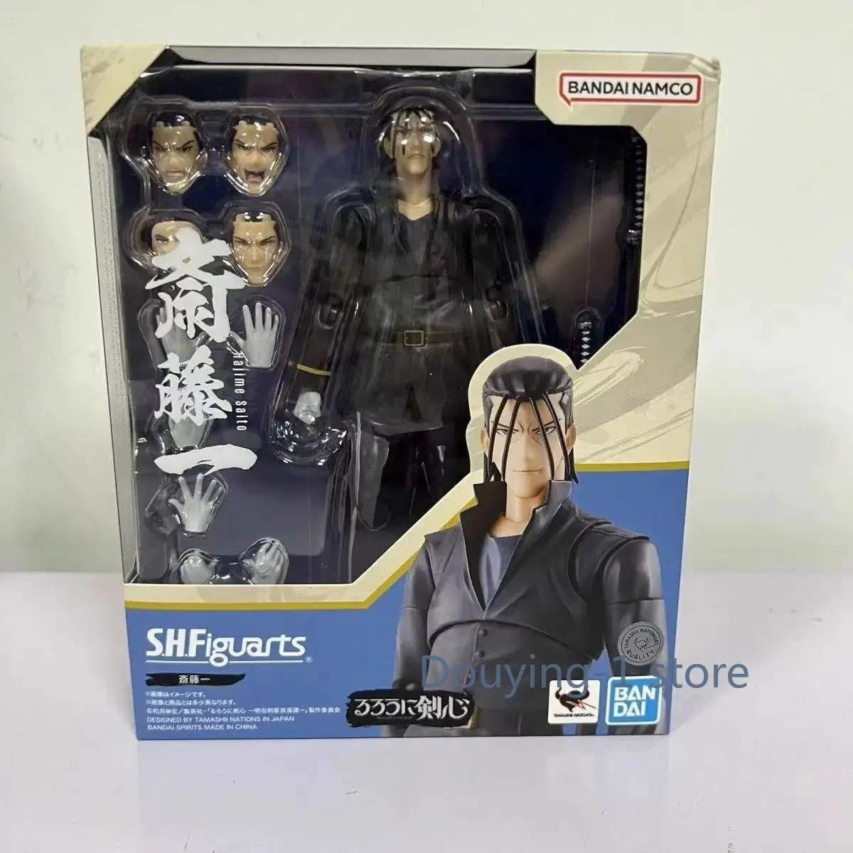In Stock Bandai SHF Wanderer Kenshin Saitoichi Meiji Kensman Romantic Tan Anime Figures Toys Gift Collectible Model
In Stock Bandai SHF Wanderer Kenshin Saitoichi Meiji Kensman Romantic Tan Anime Figures Toys Gift Collectible Model