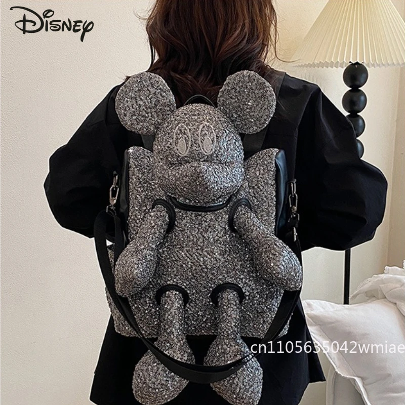 Disney Mickey New 3D Doll Backpack Fashionable High Quality Men's Handheld Storage Bag Cartoon Versatile Women's Crossbody Bag
Disney Mickey New 3D Doll Backpack Fashionable High Quality Men's Handheld Storage Bag Cartoon Versatile Women's Crossbody Bag