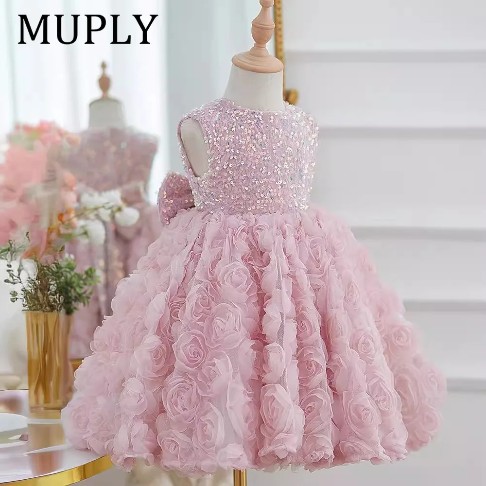 Girls Luxury Princess Dress Rose Sequin Spring Pink Tutu Birthday Party Gown 
Girls Luxury Princess Dress Rose Sequin Spring Pink Tutu Birthday Party Gown